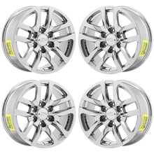 Load image into Gallery viewer, 18&quot; Chevrolet Silverado 1500 PVD Chrome wheels rims Factory OEM set 5912
