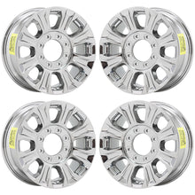 Load image into Gallery viewer, 18&quot; Ford F250 F350 SRW PVD Chrome wheels rims Factory OEM set 10097 EXCHANGE
