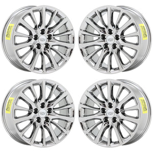 19" Cadillac CT6 PVD Chrome wheels rims Factory OEM set 4762 4763 EXCHANGE