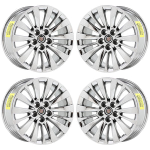 18" Cadillac CTS PVD Chrome wheels rims Factory OEM 2014-2020 4715 EXCHANGE