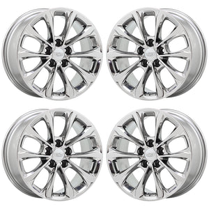 18" Cadillac CT5 PVD Chrome wheels rims Factory OEM set 4837 EXCHANGE