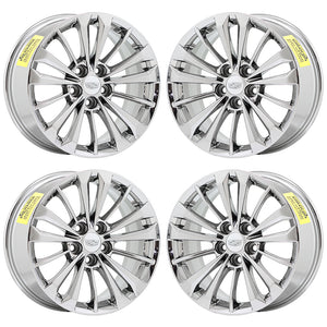 18" Cadillac CT6 PVD Chrome wheels rims Factory OEM GM set 4761 EXCHANGE