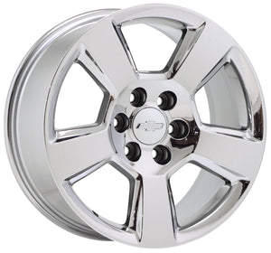 20" Chevrolet GMC Silverado Sierra 1500 PVD Chrome wheels rims OEM 5652 EXCHANGE