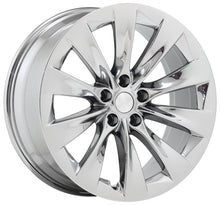 Load image into Gallery viewer, 20&quot; Tesla Model X PVD Chrome wheels rims Factory OEM set 97800 97801 EXCHANGE
