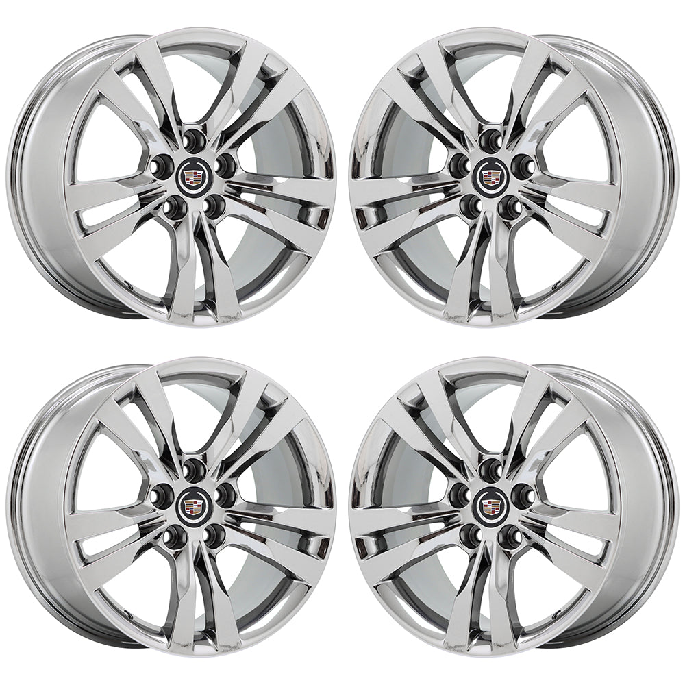 18x8.5 18x9.5 Cadillac CTS-V PVD Chrome wheels rims OEM 4717 4719 EXCHANGE