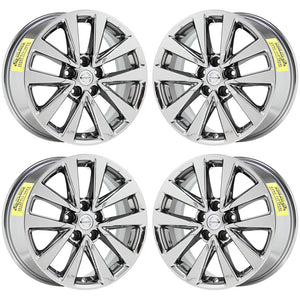 17" Nissan Altima PVD Chrome wheels rims Factory OEM 2017 2018 2019 set 4 62719