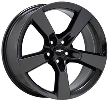 Load image into Gallery viewer, 20x8 20x9 Camaro SS PVD Black Chrome wheels rims OEM GM set 5443 5445 EXCHANGE
