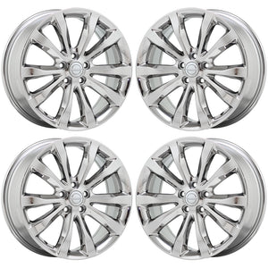 19" Chrysler 300 AWD Bright Chrome wheels rims Factory OEM set 4 2538