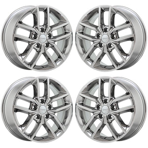 18" Jeep Grand Cherokee PVD Chrome wheels rims Factory OEM set 9156 9164