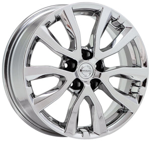 17" Nissan Rogue PVD Chrome wheels rims Factory OEM set 4 62746 EXCHANGE