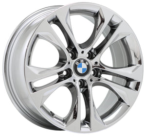 18" BMW X3 X4 PVD Chrome wheels rims Factory OEM set 86099 EXCHANGE