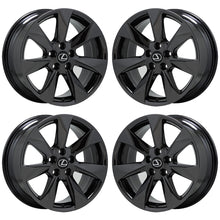 Load image into Gallery viewer, 18&quot; Lexus RX350 RX450H Black Chrome wheels rims Factory OEM set 74336 EXCHANGE
