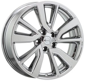 19" Nissan Rogue Sport Bright Chrome wheels rims Factory OEM set 62748