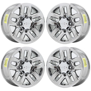 18" Chevrolet Silverado 2500 3500 PVD Chrome wheels rims OEM set 4 5709 EXCHANGE