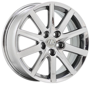 17" Lexus GS300 GS350 PVD Chrome wheel rim Factory OEM single 74185