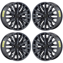 Load image into Gallery viewer, 22&quot; Cadillac Escalade Black Chrome wheels rims OEM set 5921 EXCHANGE
