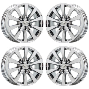 18" Lexus LS460 LS600HL PVD Chrome wheels rims Factory OEM set 74221 EXCHANGE