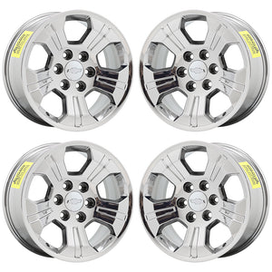 EXCHANGE 18" Chevrolet Silverado 1500 Z71 PVD Chrome wheels rims OEM set 4 5647