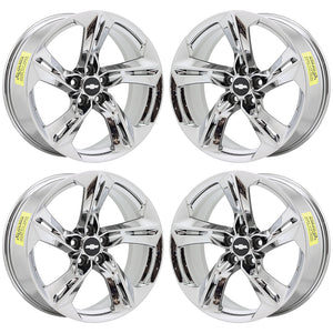 20x8.5" 20x9.5" Chevrolet Camaro SS PVD Chrome wheels rim set 5874 5878 EXCHANGE