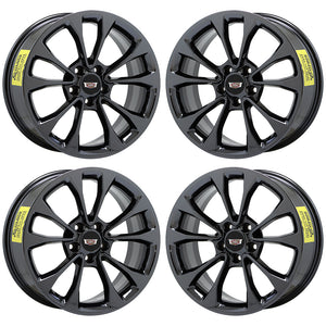 EXCHANGE Cadillac ATS Coupe Black Chrome Wheels Rims Factory OEM Set 4731 4734