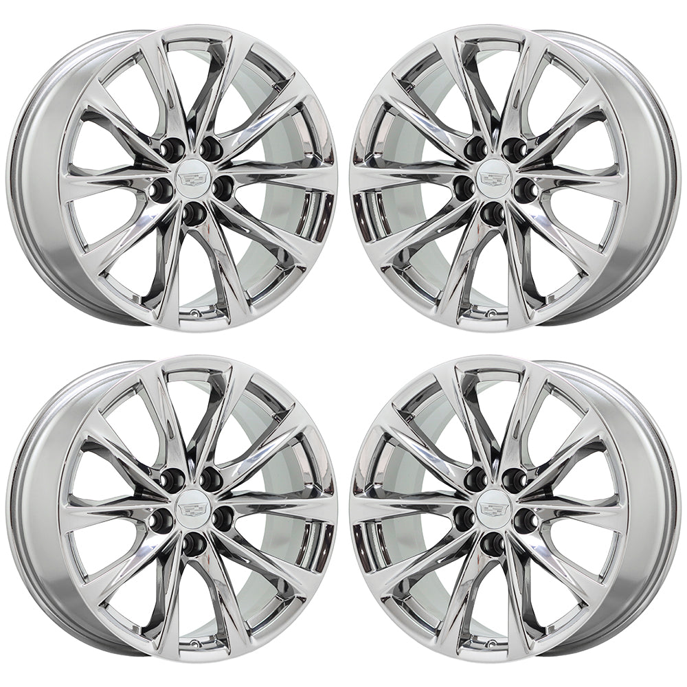 19 Cadillac CT5 V-Series PVD Chrome wheels rims Factory OEM 2020 2021 set  4839