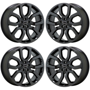 22" Range Rover Sport Black Chrome Wheels Rims Factory OEM Set 72247 EXCHANGE