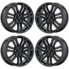 Load image into Gallery viewer, 18&quot; Lincoln MKZ Black Chrome wheels rims Factory OEM set 3952 EXCHANGE
