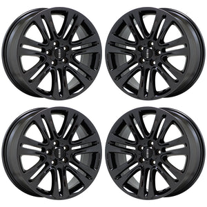 18" Lincoln MKZ Black Chrome wheels rims Factory OEM set 3952 EXCHANGE