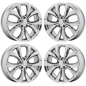 20" Chrysler Pacifica PVD Chrome wheels rims Factory OEM 2596 EXCHANGE