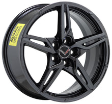 Load image into Gallery viewer, 19x8.5&quot; 20x11&quot; Corvette C8 Black Chrome wheels Factory OEM 14007 14008 EXCHANGE
