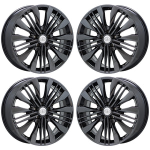 20" Infiniti QX60 PVD Black Chrome wheels rims OEM set 4 73810 EXCHANGE