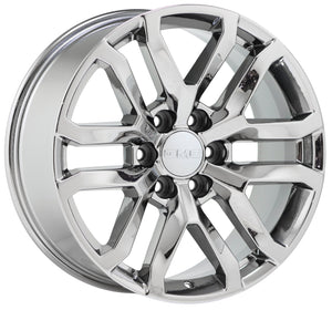 20" GMC Sierra Yukon 1500 PVD Chrome wheels rims Factory OEM set 5924