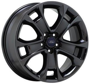 18" Ford Escape Black Chrome wheels rims Factory OEM set 3946