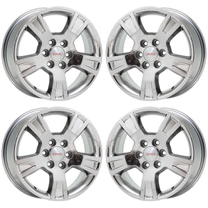 18" GMC Acadia PVD Chrome wheels rims Factory OEM set 5280 EXCHANGE