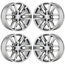 Load image into Gallery viewer, 20&quot; GMC Sierra Yukon 1500 PVD Chrome wheels rims Factory OEM 2019-2021 set 5924
