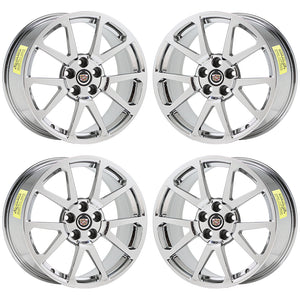 19x9 19x10 Cadillac CTS-V Coupe PVD Chrome Wheels Factory OEM 4647 4677 EXCHANGE