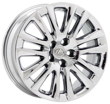 Load image into Gallery viewer, 19&quot; Lexus LS460 Bright Chrome wheels rims Factory OEM set 4 74284 EXCHANGE
