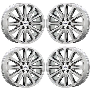 22" Ford F150 Limited PVD Chrome wheels rims Factory OEM set 10174 EXCHANGE