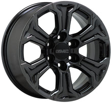 Load image into Gallery viewer, 18&quot; GMC Sierra Yukon 1500 Black Chrome wheels OEM 2019 2020 set 5910 EXCHANGE
