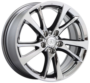 17" Infiniti Q50 Altima Bright Chrome wheels rims Factory OEM set 4 73764