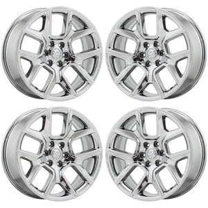 22" Dodge Ram 1500 PVD Chrome wheels rims Factory OEM 2019-2023 set 4 2684