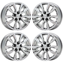 Load image into Gallery viewer, 17&quot; Nissan Rogue PVD Chrome wheels rims Factory OEM set 4 62746
