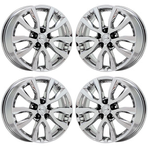 17" Nissan Rogue PVD Chrome wheels rims Factory OEM set 4 62746