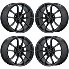 Load image into Gallery viewer, 19&quot; 20&quot; Corvette C6 C7 Black Chrome wheels rims Factory OEM 5542 5543 EXCHANGE
