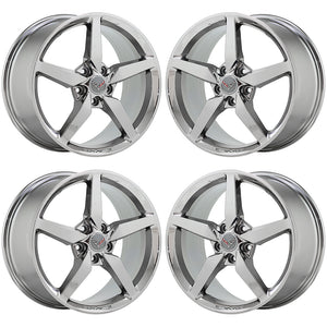 18" 19" Chevrolet Corvette Stingray C7 Chrome wheels rims OEM 5632 5638 EXCHANGE