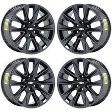 Load image into Gallery viewer, 20&quot; Chevrolet Silverado 1500 Black Chrome wheels rims Factory OEM 5919 EXCHANGE
