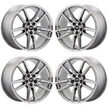 Load image into Gallery viewer, 20x11 Ford Mustang GT500 PVD Chrome wheels rims Factory OEM set 4 10278 10279
