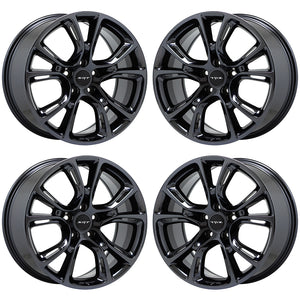 20x10" Jeep Grand Cherokee SRT Black Chrome wheels Factory OEM 9113 EXCHANGE