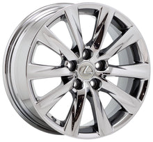 Load image into Gallery viewer, 17&quot; Lexus IS200 IS250 IS300 IS350 PVD Chrome wheels rims OEM set 74287 EXCHANGE
