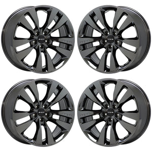 20" Dodge Charger Challenger SRT Black Chrome wheels rims Factory OEM set 2436